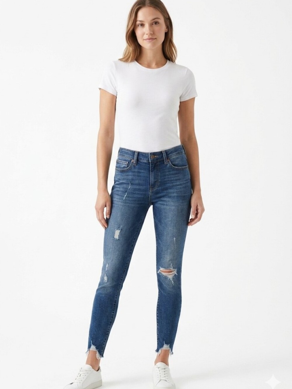 Lucky Brand Women's Ava Distressed Skinny Jeans